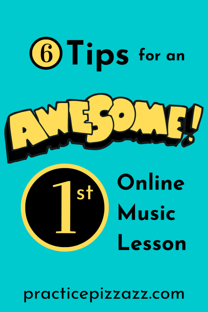 first online music lesson