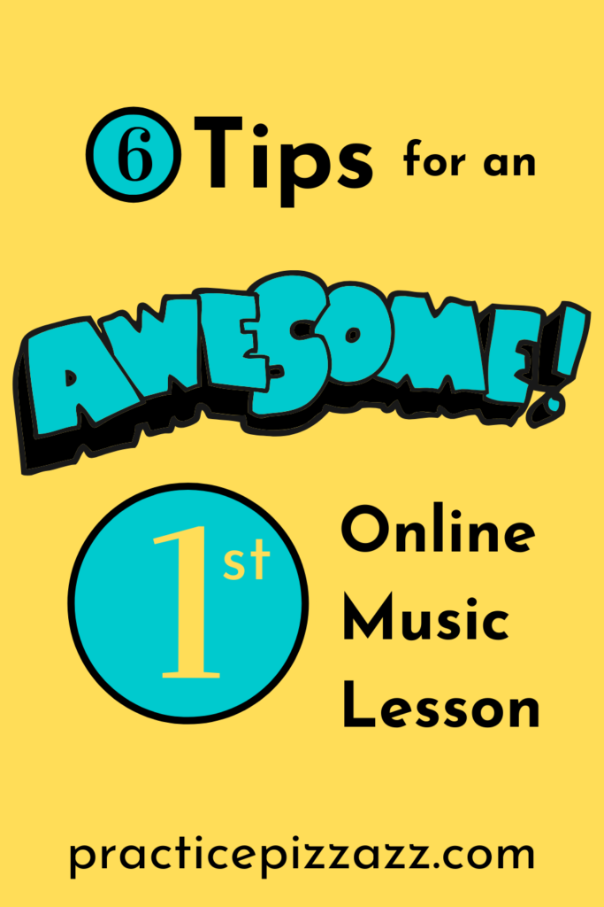 first online music lesson