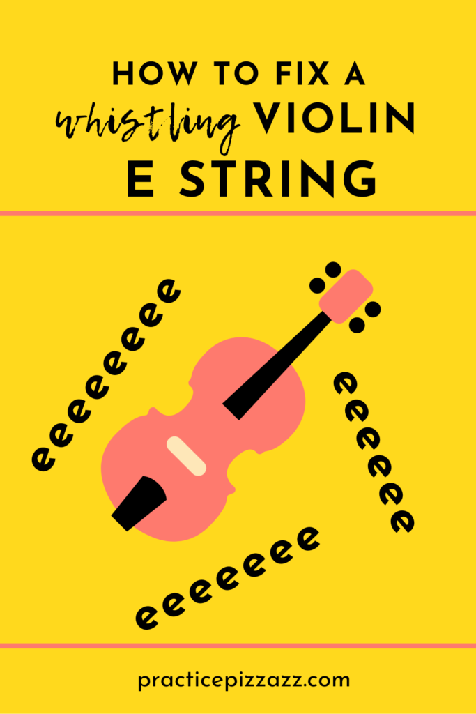 violin e string