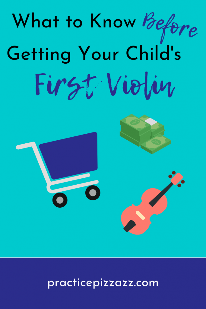 your child's first violin